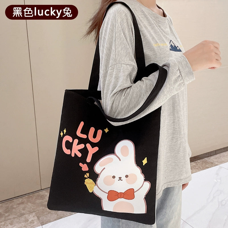 Bag Female Student Tuition Bag Fresh Canvas Bag