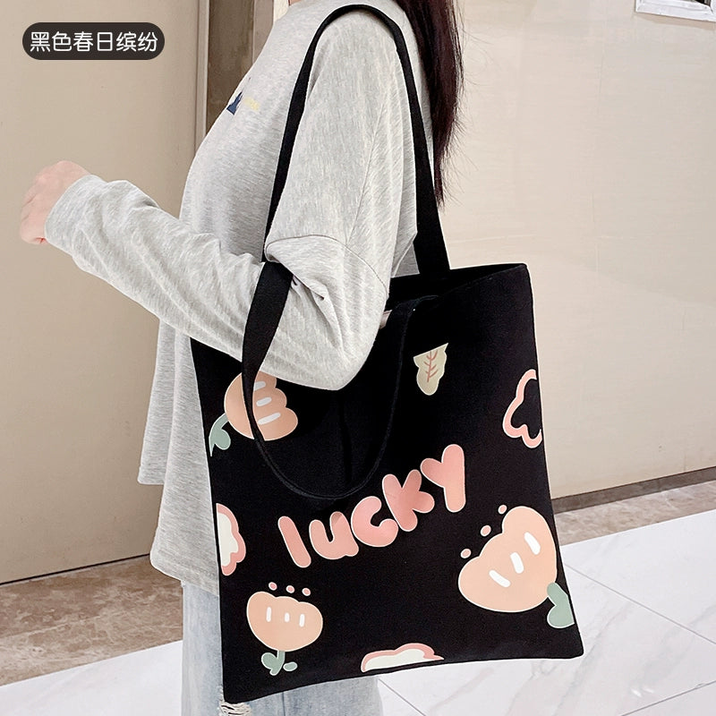 Bag Female Student Tuition Bag Fresh Canvas Bag