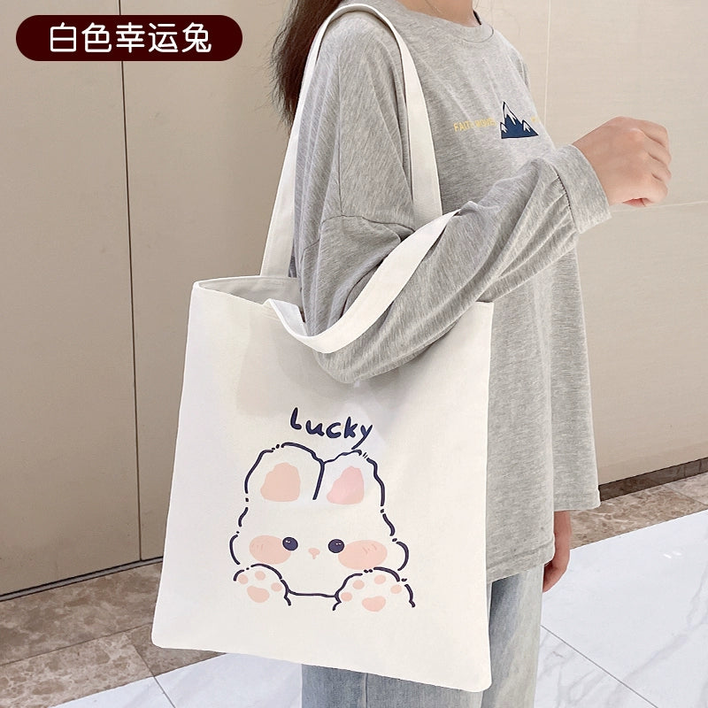 Bag Female Student Tuition Bag Fresh Canvas Bag