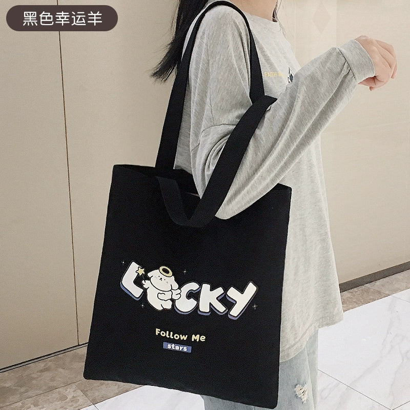 Bag Female Student Tuition Bag Fresh Canvas Bag