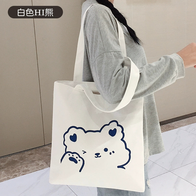 Bag Female Student Tuition Bag Fresh Canvas Bag