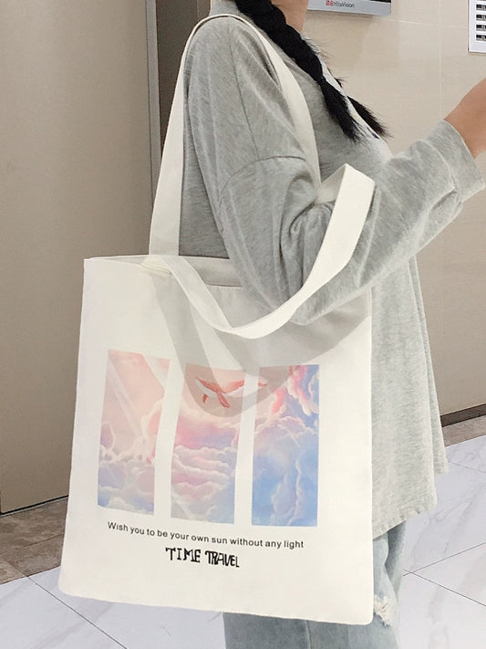 Bag Female Student Tuition Bag Fresh Canvas Bag