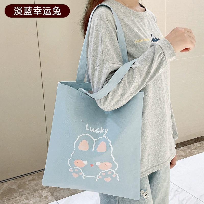 Bag Female Student Tuition Bag Fresh Canvas Bag