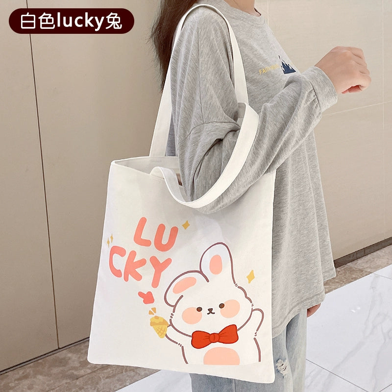 Bag Female Student Tuition Bag Fresh Canvas Bag