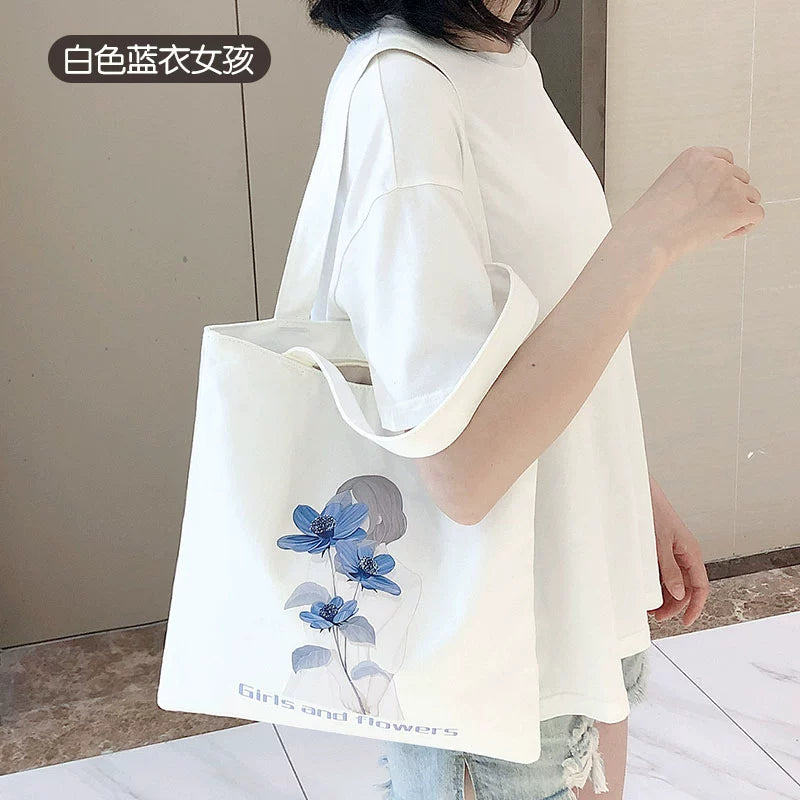 Bag Female Student Tuition Bag Fresh Canvas Bag