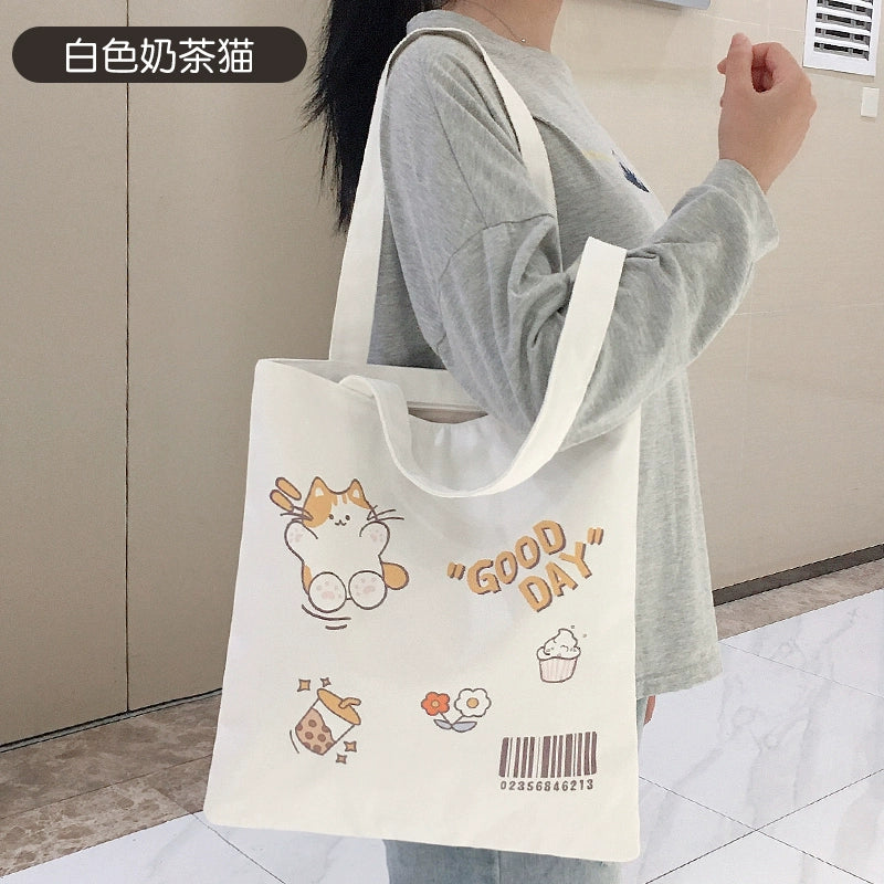 Bag Female Student Tuition Bag Fresh Canvas Bag