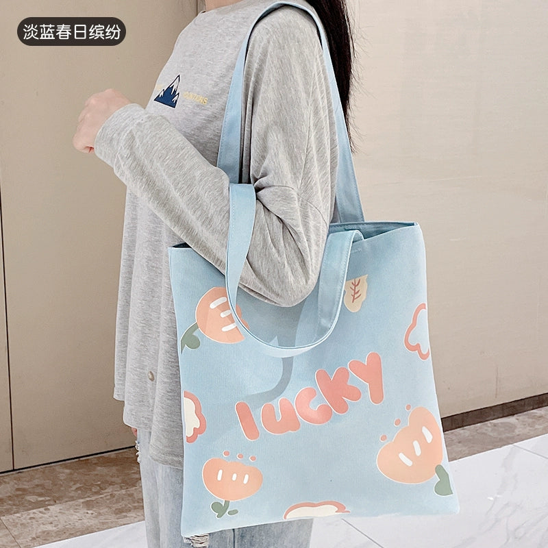 Bag Female Student Tuition Bag Fresh Canvas Bag