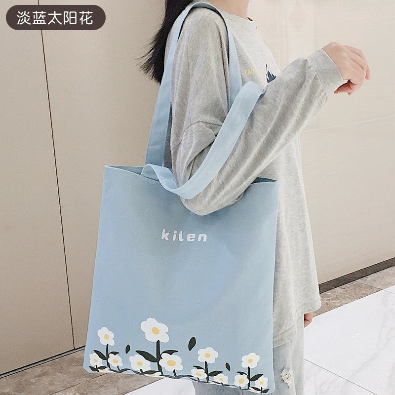 Bag Female Student Tuition Bag Fresh Canvas Bag