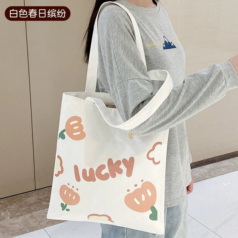 Bag Female Student Tuition Bag Fresh Canvas Bag