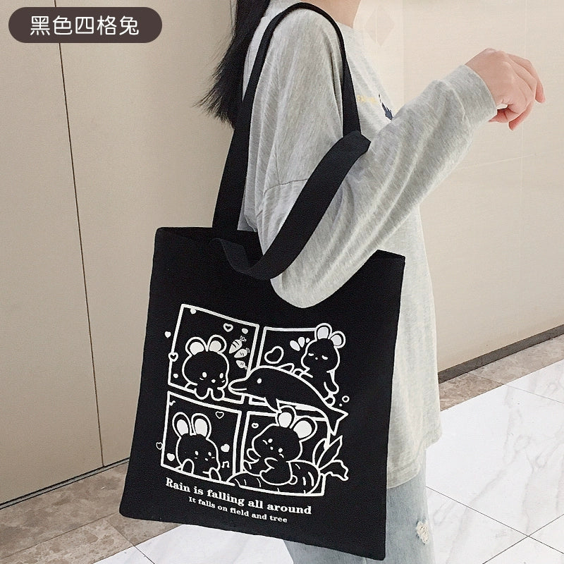 Bag Female Student Tuition Bag Fresh Canvas Bag