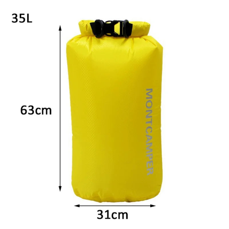 3/5/10/20/35L Dry Bag Sack Ultralight Drifting Swimming Clothes Storage Bag Pack 30D Nylon Waterproof Rafting Kayaking Sport Bag