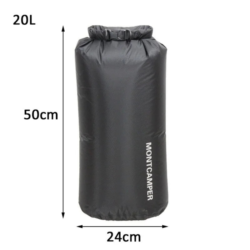 3/5/10/20/35L Dry Bag Sack Ultralight Drifting Swimming Clothes Storage Bag Pack 30D Nylon Waterproof Rafting Kayaking Sport Bag