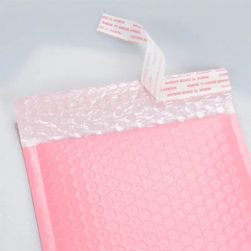 Pink Bubble Envelope Bags Self Seal Mailers - 10pcs Padded Shipping Envelopes with Bubble Mailing Bag for Gift Packages