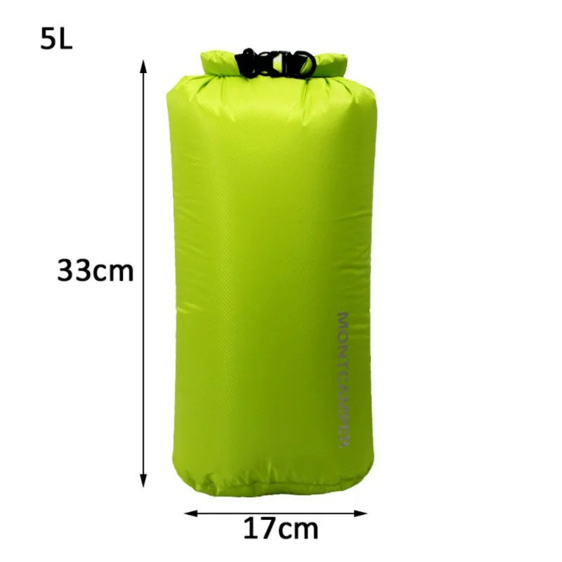 3/5/10/20/35L Dry Bag Sack Ultralight Drifting Swimming Clothes Storage Bag Pack 30D Nylon Waterproof Rafting Kayaking Sport Bag