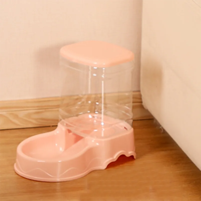 Automatic pet feeder Cat Drinking bowl Cat bowl Large capacity Dog bowl 3.8L combination food storage bucket Pet supplies