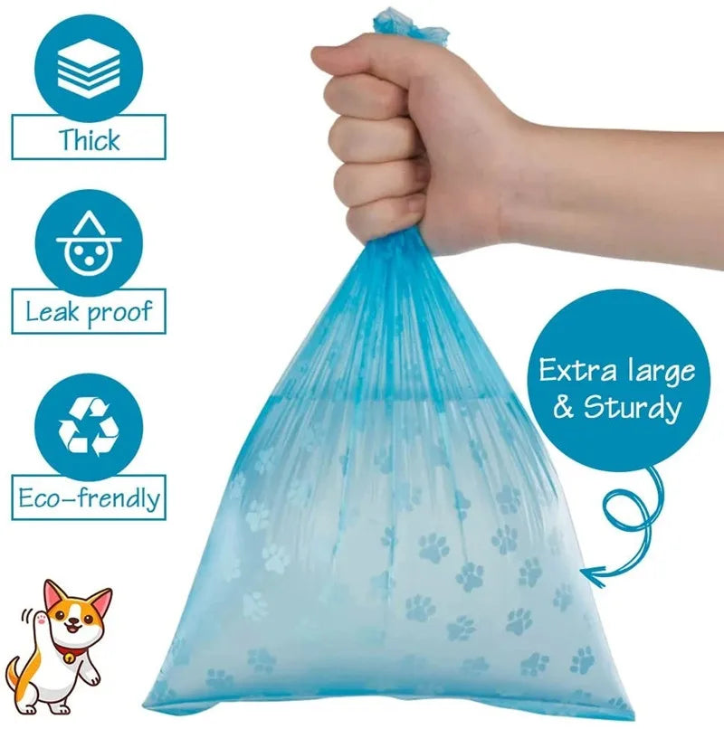 Pet Dog Poop Bags Dispenser Collector Garbage Bag Puppy Cat Pooper Scooper Bag Small Rolls Outdoor Clean Pets Supplies