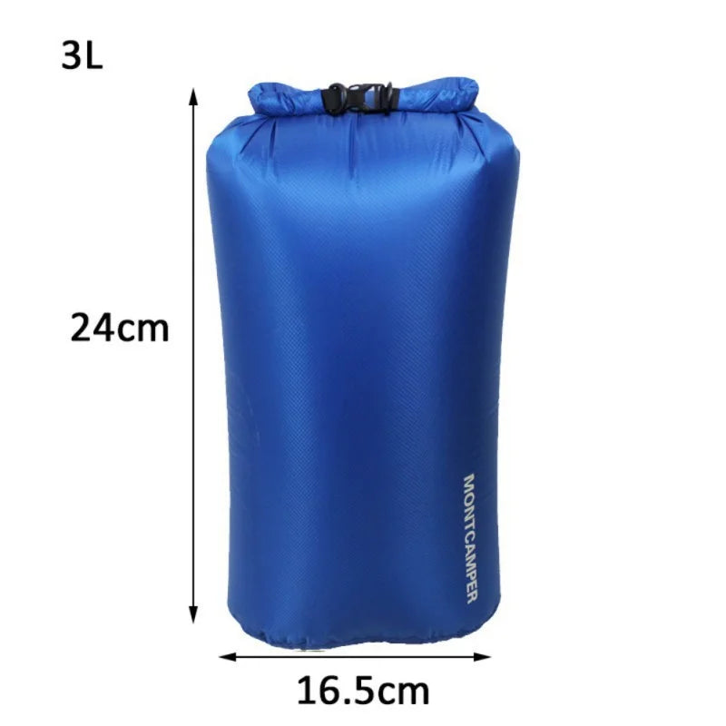 3/5/10/20/35L Dry Bag Sack Ultralight Drifting Swimming Clothes Storage Bag Pack 30D Nylon Waterproof Rafting Kayaking Sport Bag