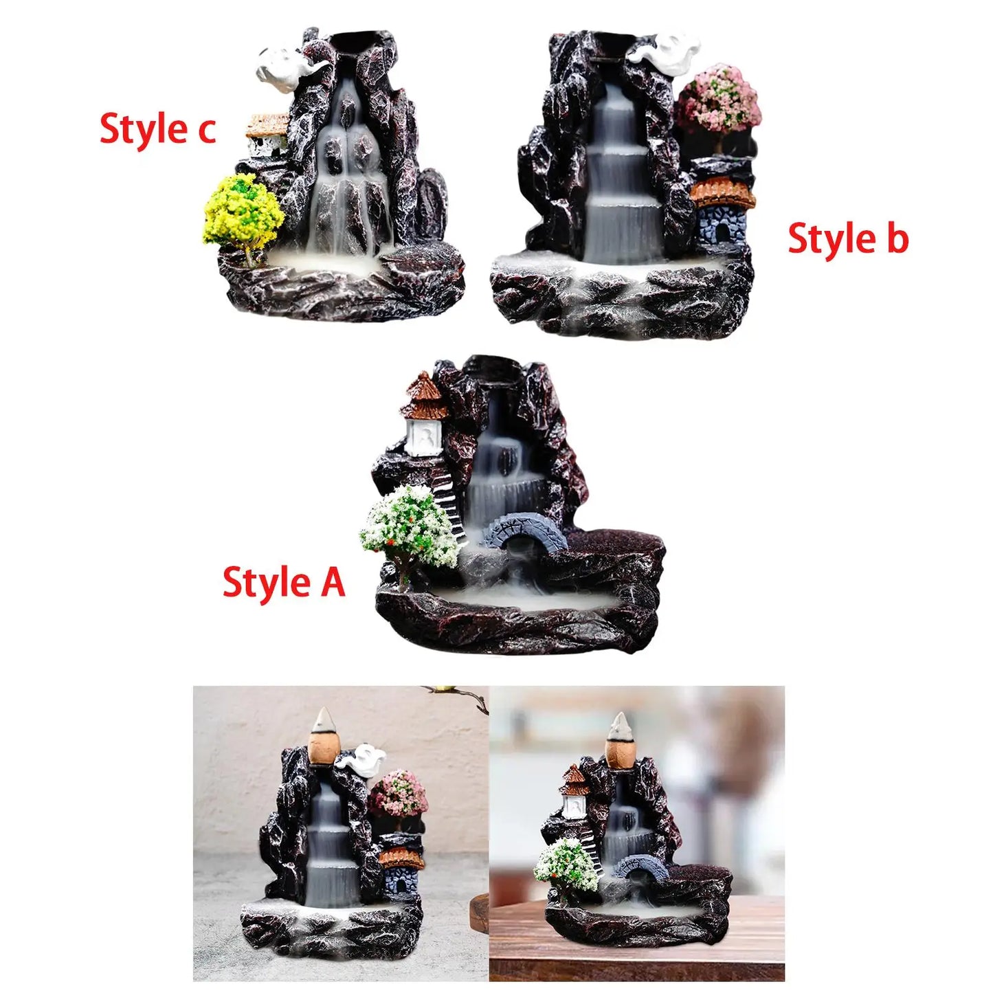 Incense Holder Incense Cone Figurine Censer Incense Cone Holder Modern for