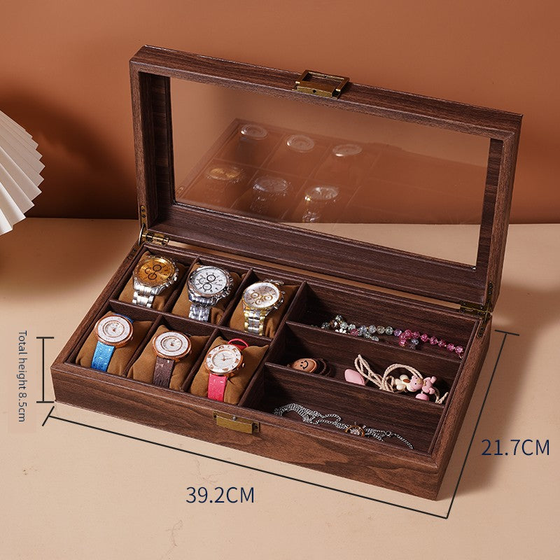 Good-looking Leather Large Capacity with Lid Dustproof Storage Box