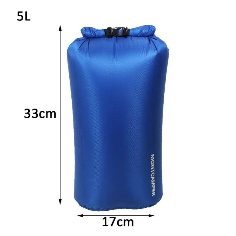 3/5/10/20/35L Dry Bag Sack Ultralight Drifting Swimming Clothes Storage Bag Pack 30D Nylon Waterproof Rafting Kayaking Sport Bag