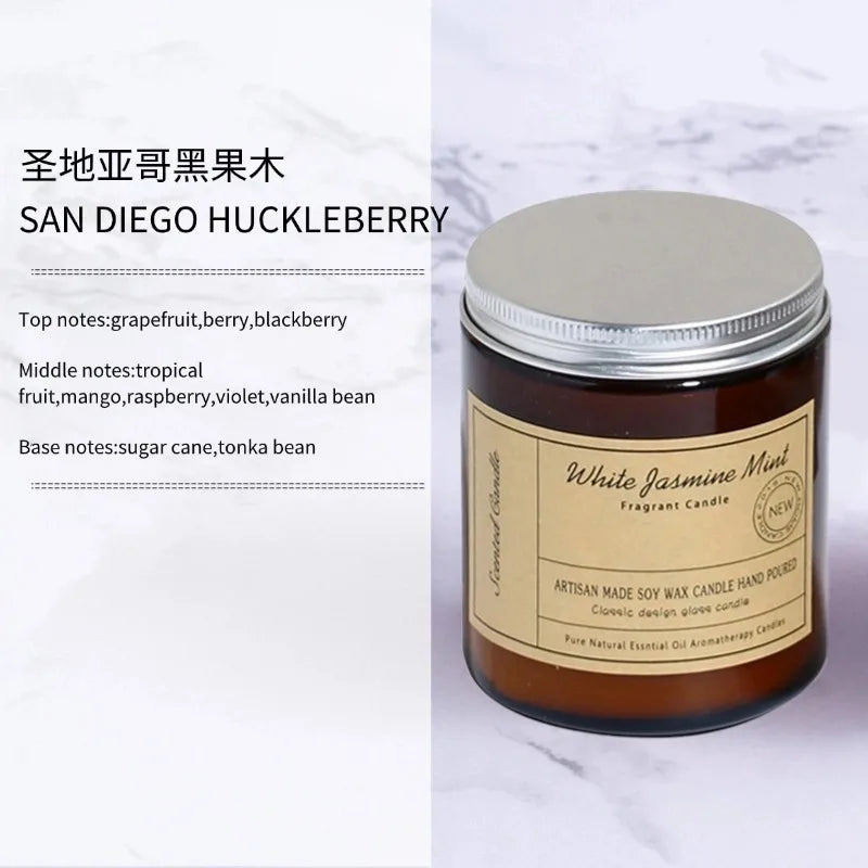 Aromatherapy Candle Cup DIY Handmade Scented Candle Soy Wax Mixed Gift Candle Aromatherapy Atmosphere 100g Home Living Room