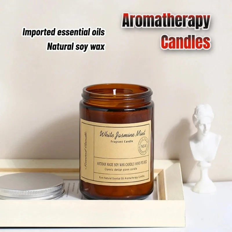 Aromatherapy Candle Cup DIY Handmade Scented Candle Soy Wax Mixed Gift Candle Aromatherapy Atmosphere 100g Home Living Room