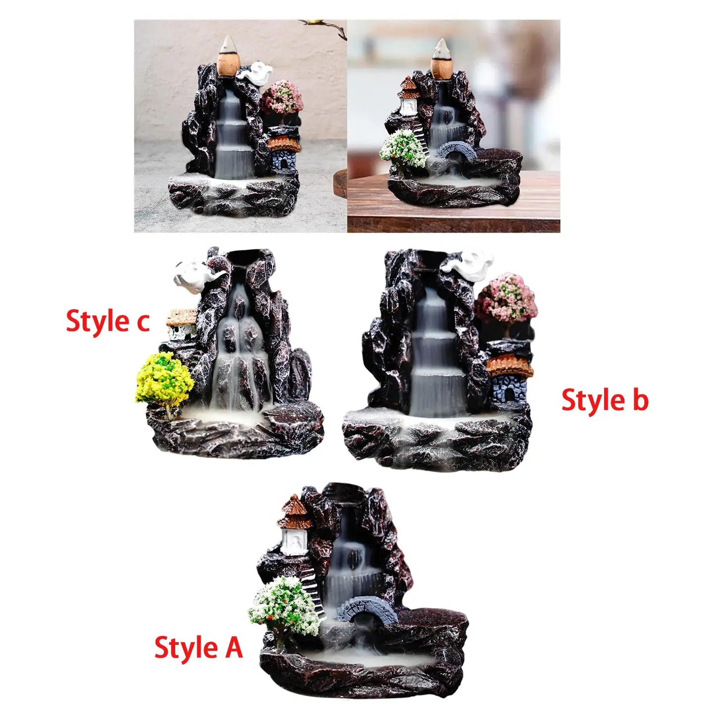 Incense Holder Incense Cone Figurine Censer Incense Cone Holder Modern for