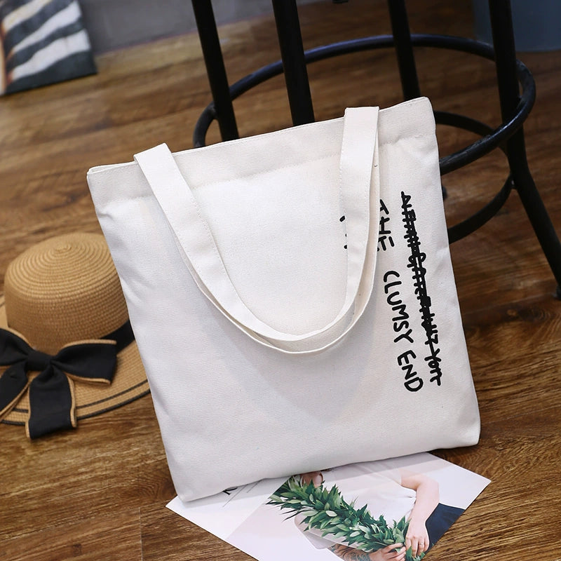 Student Casual Large Capacity Canvas Bag